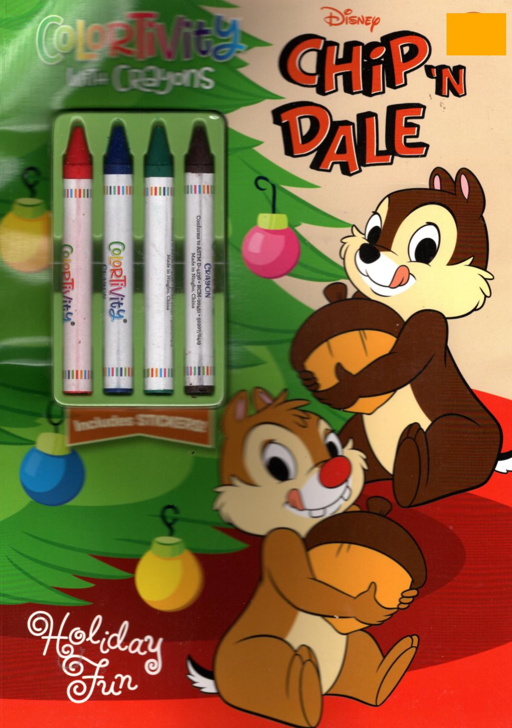 Colortivity - Christmas Holiday - Coloring and Activity Book ~ Holiday Fun; Includes Stickers