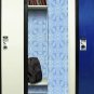 Deluxe School Locker Magnetic Wallpaper - Pack of 12 Sheets - (Abstract Blue vr40)