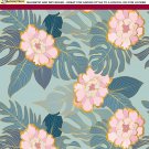 Deluxe School Locker Magnetic Wallpaper - Pack of 12 Sheets - (Tropical Leaves & Flowers vr34)