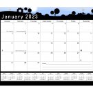 2022-2023 Monthly Magnetic/Desk Calendar - 16 Months Desktop/Wall Calendar/Planner - (Edition #015)
