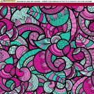 Deluxe School Locker Magnetic Wallpaper - Pack of 12 Sheets - (Floral vr42)