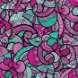 Deluxe School Locker Magnetic Wallpaper - Pack of 12 Sheets - (Floral vr42)