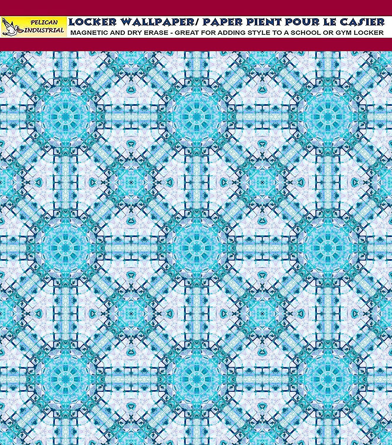 Deluxe School Locker Magnetic Wallpaper (Full Sheet Magnetic) - Pack of 12 Sheets - (vr68)