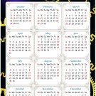2023 Magnetic Calendar - Calendar Magnets - Today is my Lucky Day - Themed 05 (5.25 x 8)