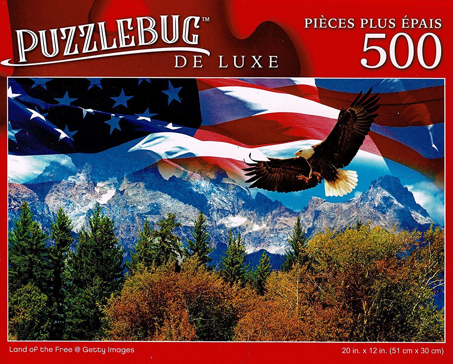 Land of The Free - 500 Pieces Deluxe Jigsaw Puzzle
