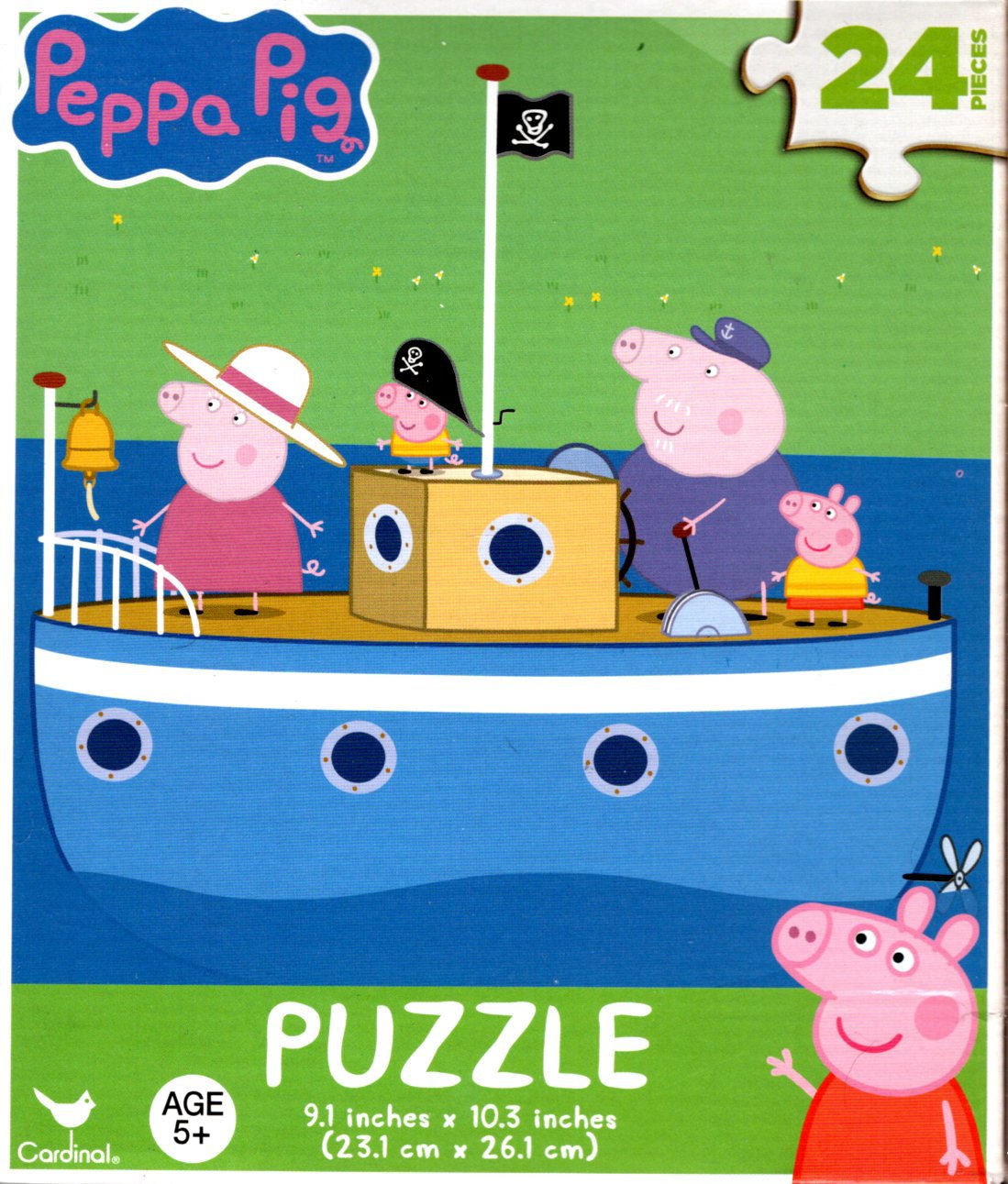 Peppa Pig 24 Pieces Jigsaw Puzzle Set of 3