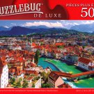View of Lucerne from The Hill, Switzerland - 500 Pieces Deluxe Jigsaw Puzzle