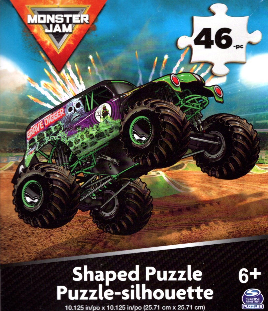 Monster Jam 46 Shaped Pieces Jigsaw Puzzle