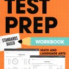 Second Grade Math & Language Arts Test Prep Workbook (Aligned with Common Core Standards) -v35