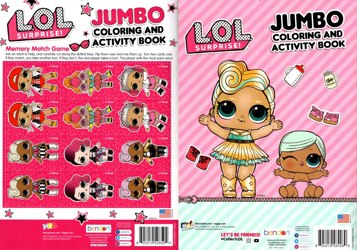 Lol Surprise Jumbo Coloring & Activity Book Dance it Out and Glam