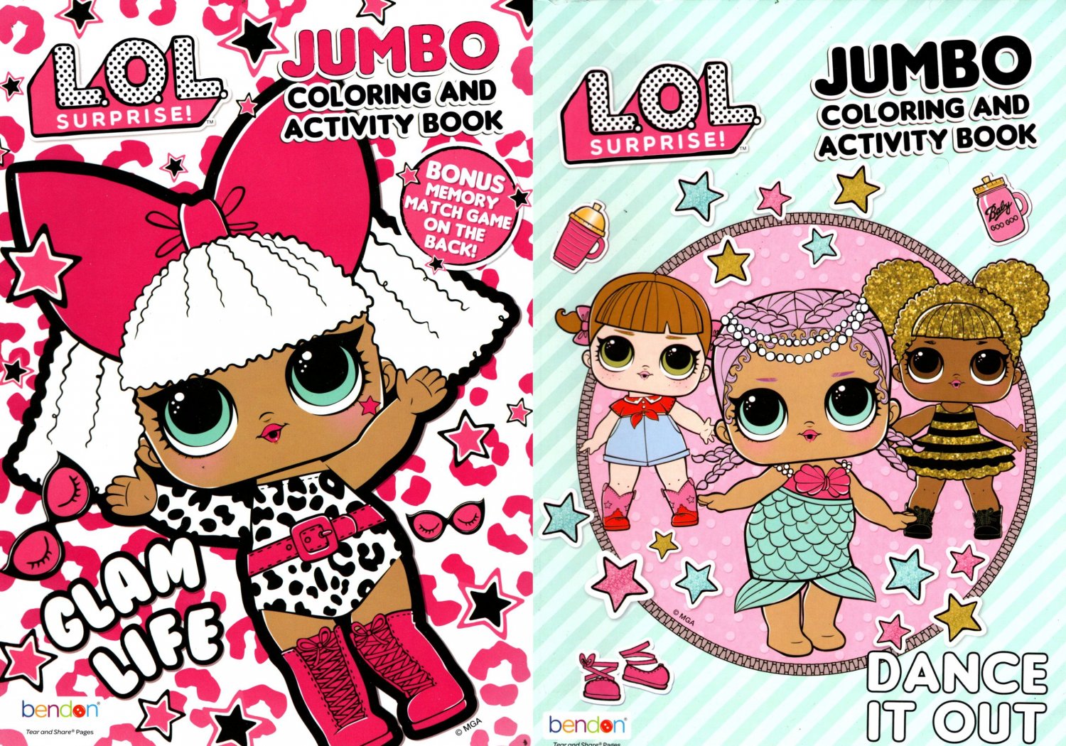 Lol Surprise Jumbo Coloring & Activity Book Dance it Out and Glam