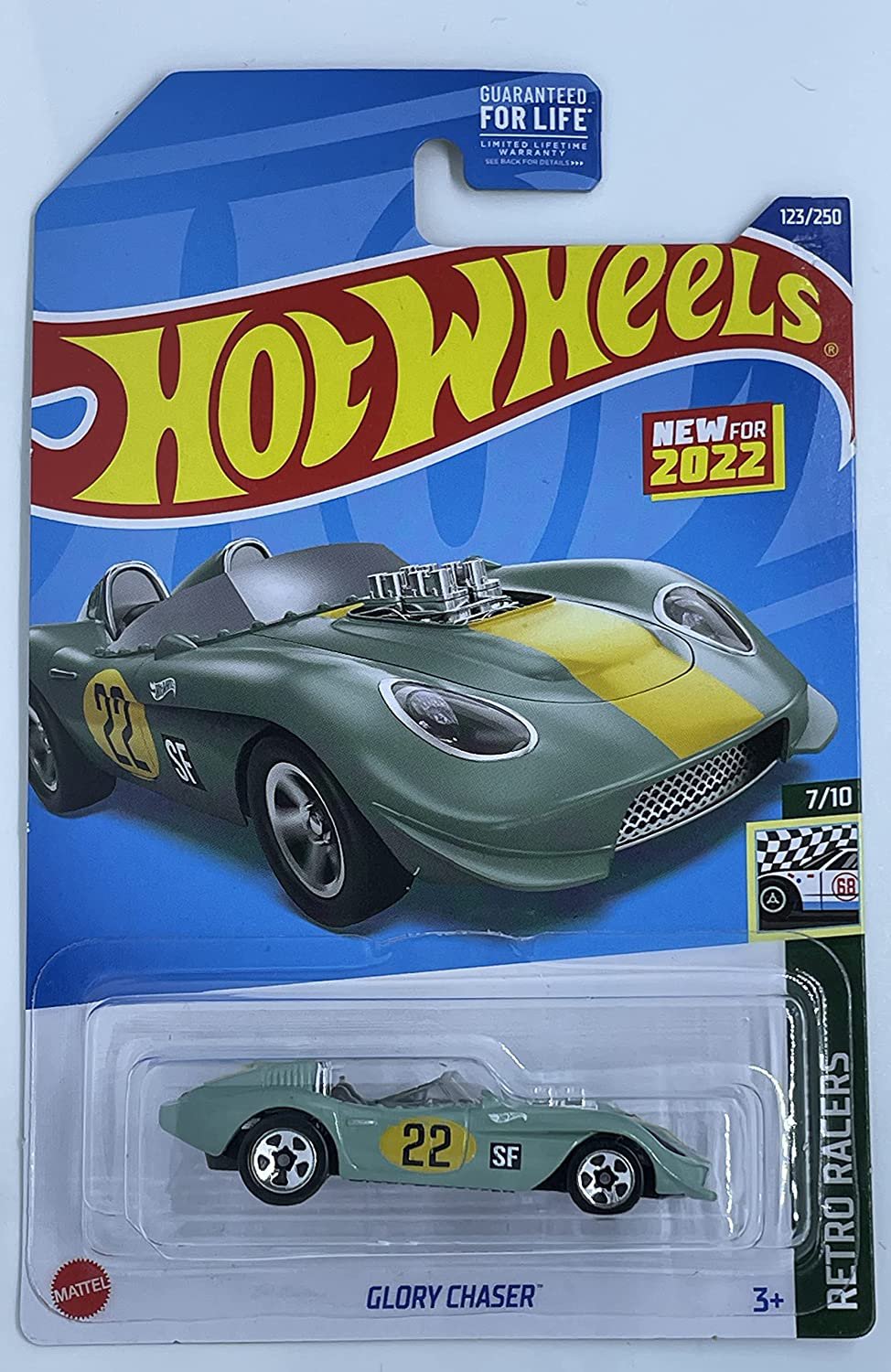 Hot Wheels - Glory Chaser - Retro Racer 7/10 [Teal] 123/250