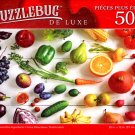 Rainbow Smoothie Ingredients - 500 Pieces Deluxe Jigsaw Puzzle