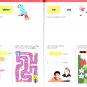First Grade Educational Workbooks - Kindergarten Workbooks Numbers, Colors, Letters, First Word