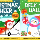Desk the Halls & Christmas Cheer - Magical Reveal Paint Books (Set of 2 Books)