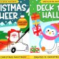 Desk the Halls & Christmas Cheer - Magical Reveal Paint Books (Set of 2 Books)