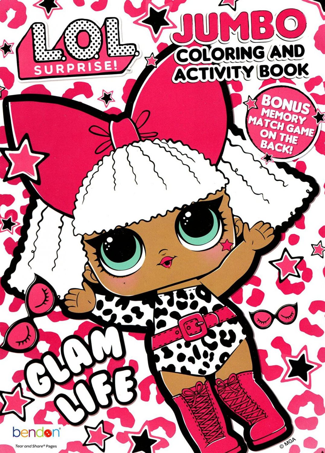 Lol Surprise Jumbo Coloring & Activity Book Glam Life