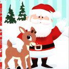 Rudolph the Red Nosed Reindeer - Christmas Edition Holiday - Activity Book - Guide My Sleigh