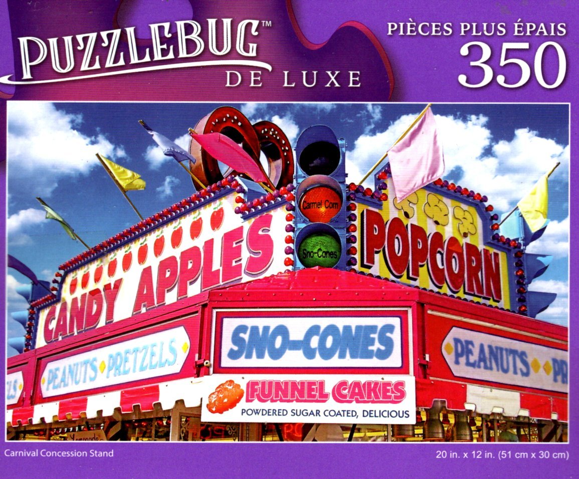 Carnival Concession Stand - 350 Pieces Deluxe Jigsaw Puzzle