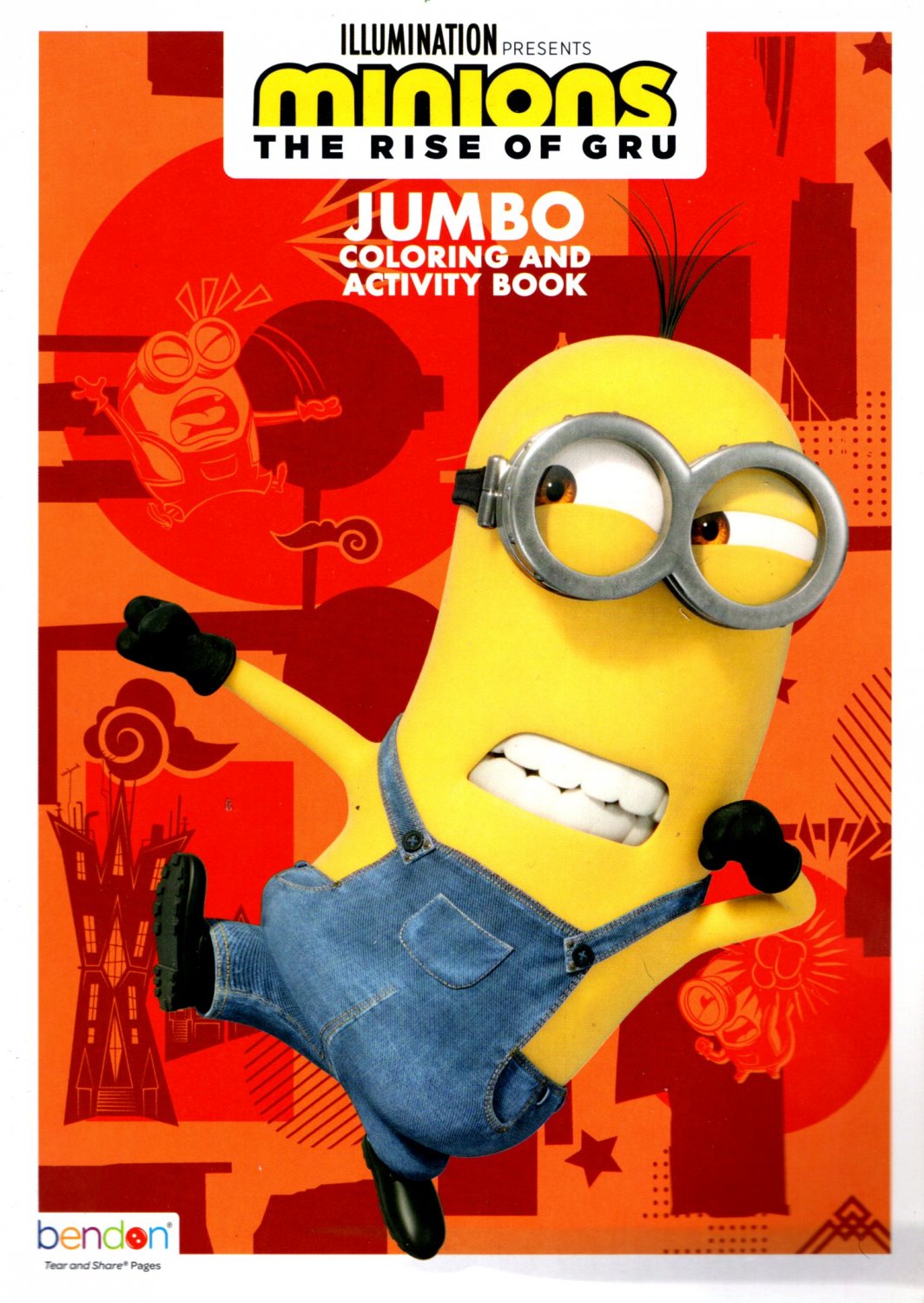 Minions The Rise of Gru Jumbo Coloring & Activity Book v7