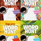 Large Print Word Hunt - All New Puzzles - Vol.117-120 (Set of 4 Books)