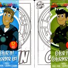 PBS Kids Wild Kratts - 12 Pieces Coloring Puzzle (Color it) - (Set of 2)