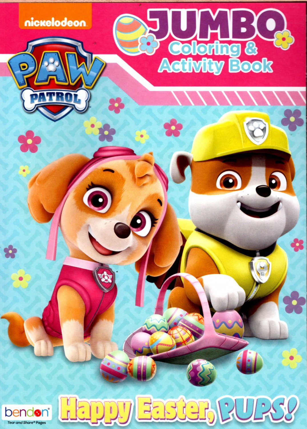 Nickelodeon Paw Patrol Jumbo Coloring & Activity Book Happy Easter