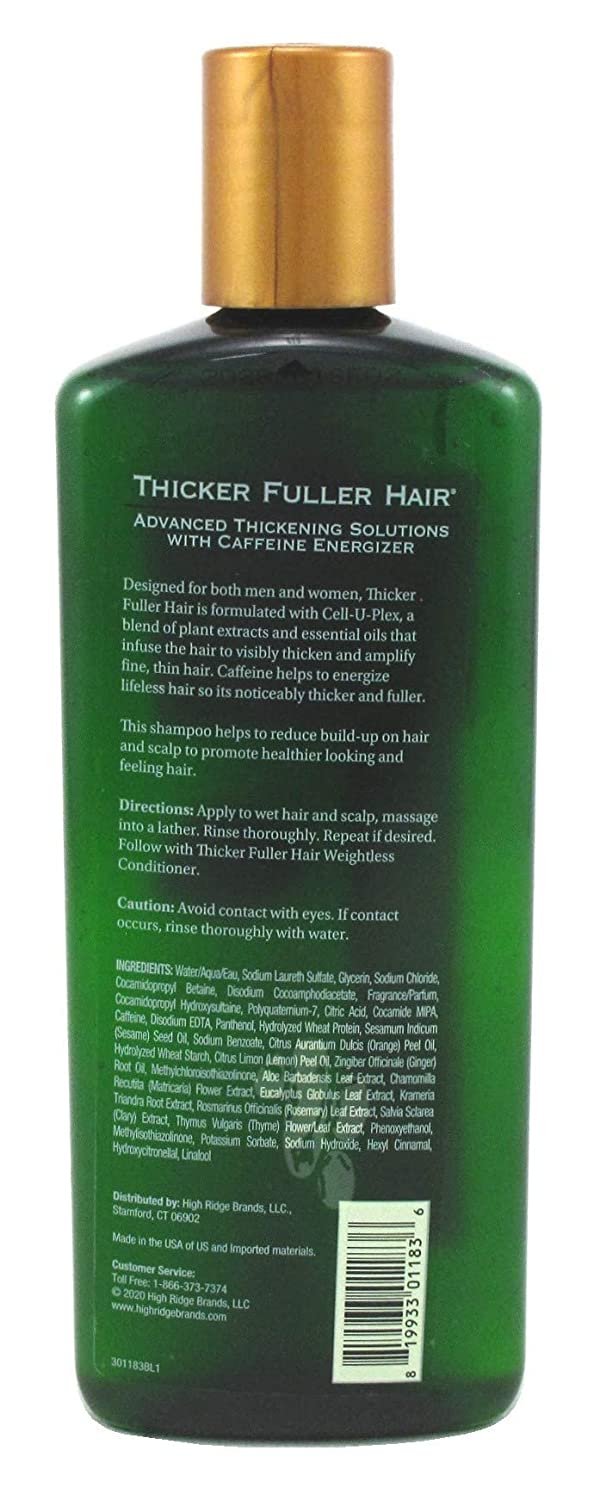 Thicker Fuller Hair Shampoo Revitalizing 12 Ounce (355ml)