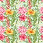 Magnetic Locker Wallpaper (Full Sheet Magnetic) - Pack of 3 Sheets - Tropicl Flowers vb027