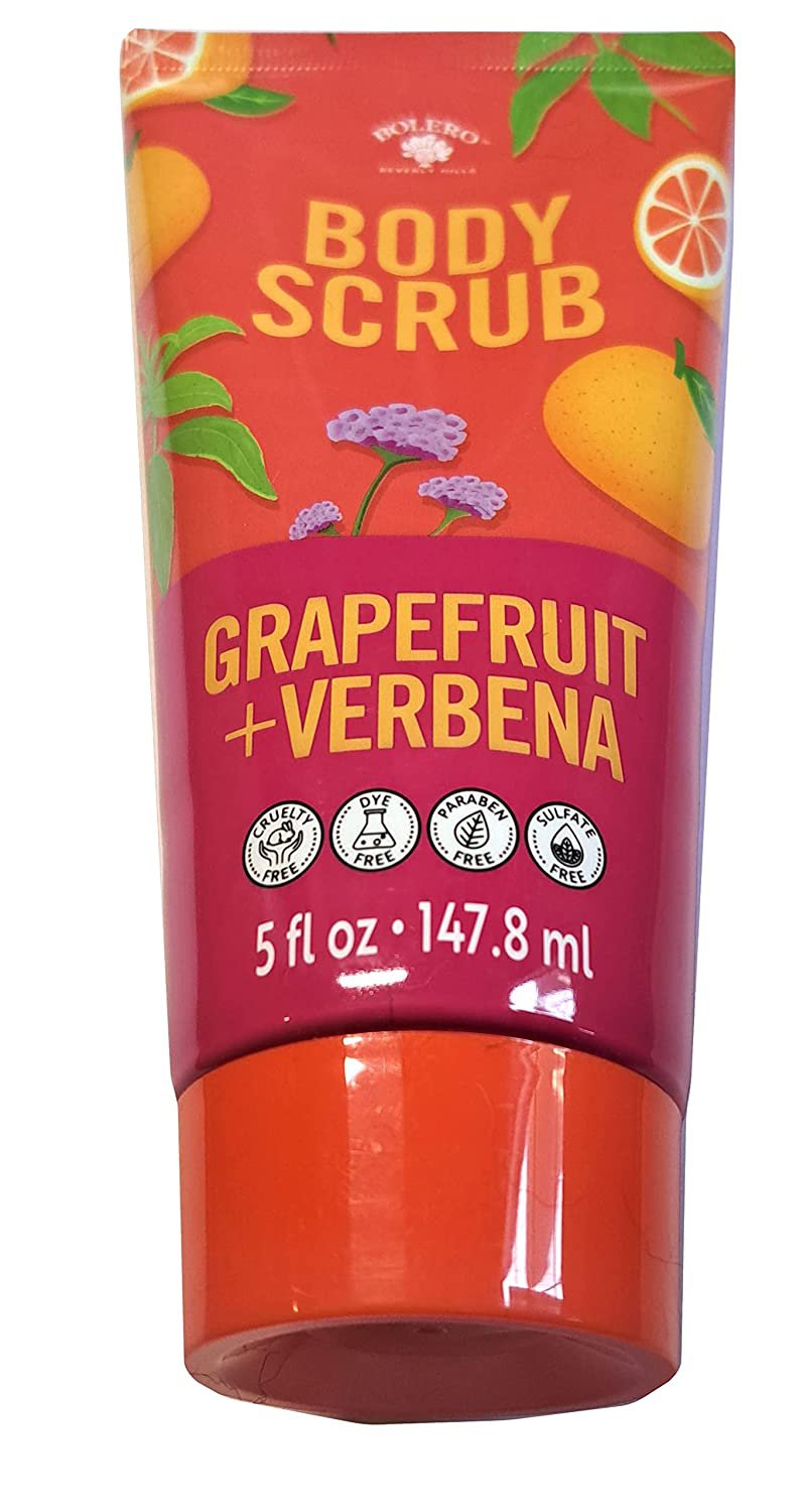 Bolero Body Scrub Grapefruit & Verbena 5fl oz.