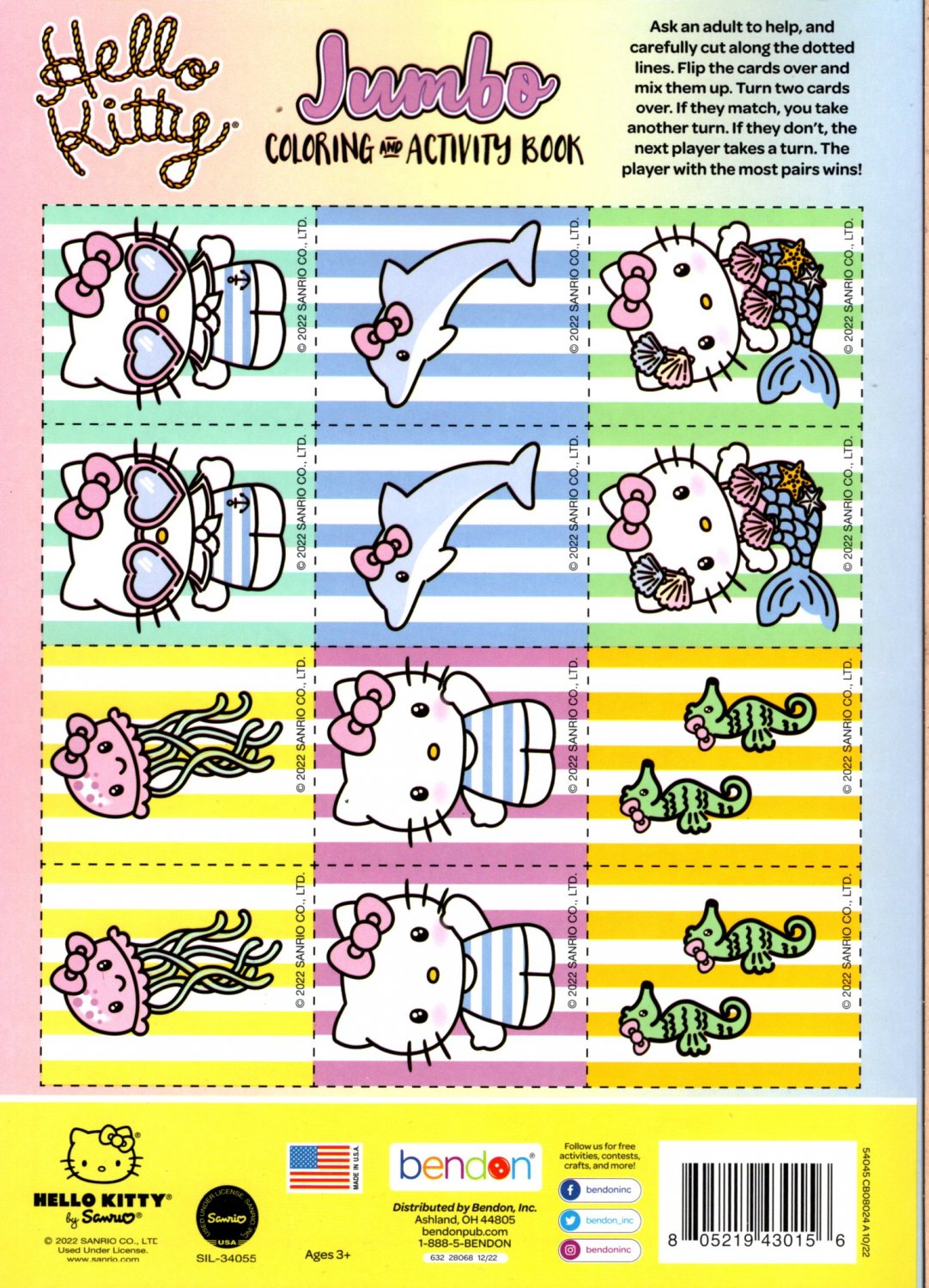 Hello Kitty - Jumbo Coloring & Activity Book