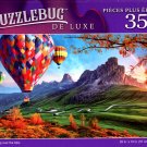 Ballooning Over The Alps - 350 Pieces Deluxe Jigsaw Puzzle