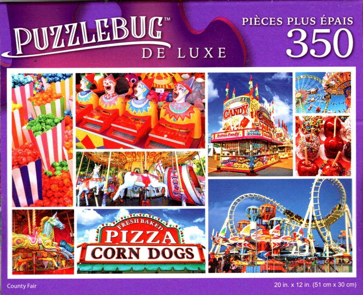 County Fair - 350 Pieces Deluxe Jigsaw Puzzle