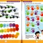 K - Kindergarten Workbooks Numbers & Counting, Colors & Shapes, Letters & Writing, First Words - v10