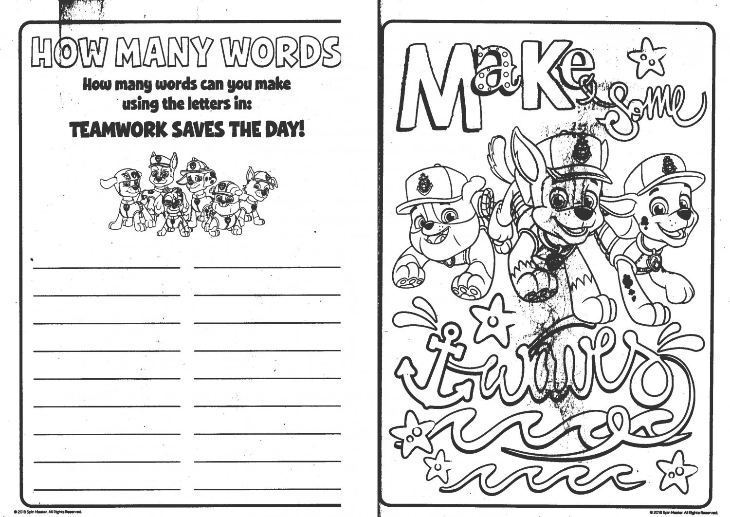 Nickelodeon Paw Patrol - Jumbo Coloring &amp; Activity Book - Spring into ...