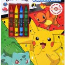 Pokémon Coloring & Activity Book with 4 Crayons | Included Over 30 Stickers