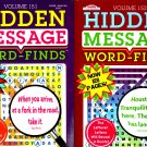 Large Print Hidden Message Word - Finds (All New Puzzles) - Vol.151 - 152