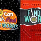 Find the Word, Can You Find Word - Giant Print, Jumbo Size (Set of 2 Books)