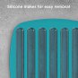 Houdini Silicone Collins Ice Tray with Easy to Remove Ice Spheres, Blue