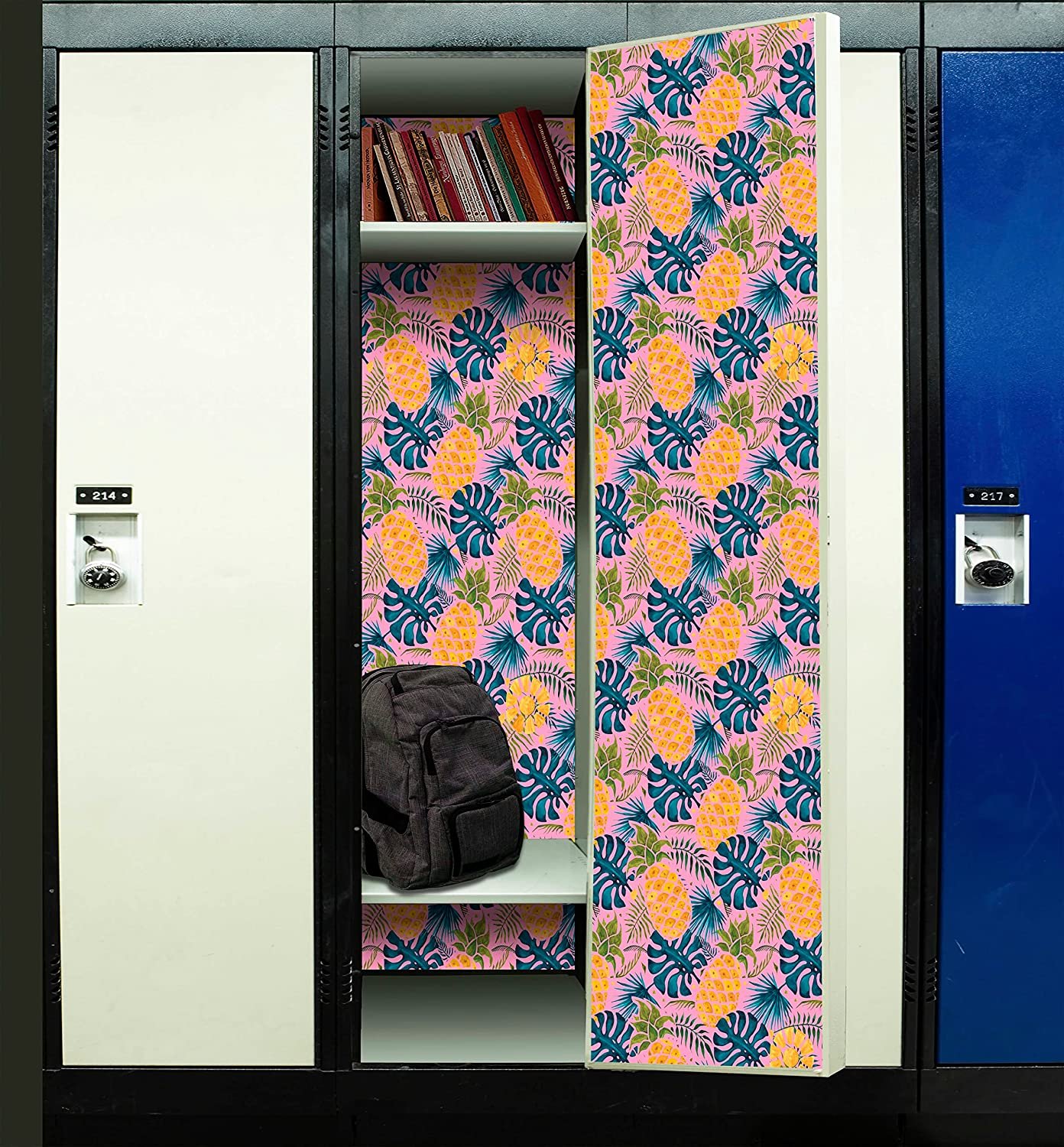 Locker Wallpaper (Full Sheet (Tropical Leaves) Pack of 3 Sheets ((vb043)