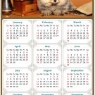 2024 Magnetic Calendar - Calendar Magnets - Today is My Lucky Day - Dogs Themed 019 (7 x 10.5)