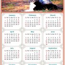 2024 Magnetic Calendar - Calendar Magnets - Today is My Lucky Day - Dogs Themed 09 (8 x 5.25)