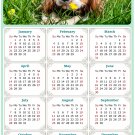2024 Magnetic Calendar - Calendar Magnets - Today is My Lucky Day - Dogs Themed 06 (7 x 10.5)