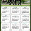 2024 Magnetic Calendar - Calendar Magnets - Today is My Lucky Day - Horses Themed 05 (5.25 x 8)