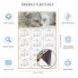 2024 Magnetic Calendar - Calendar Magnets - Today is My Lucky Day - Cat Themed 1 (7 x 10.5)