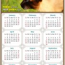2024 Magnetic Calendar - Calendar Magnets - Today is My Lucky Day - Cat Themed 03 (5.25 x 8)