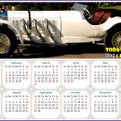 2024 Magnetic Calendar - Calendar Magnets - Today is my Lucky Day - Cars Edition #50