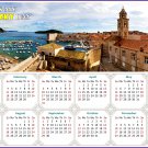 2024 Magnetic Calendar - Today is my Lucky Day - Old city Dubrovnik, Croatia