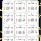 2024 Magnetic Calendar - Calendar Magnets - Today is my Lucky Day - Themed 05 (5.25 x 8)