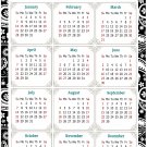 2024 Magnetic Calendar - Calendar Magnets - Today is my Lucky Day - Themed 011 (5.25 x 8)